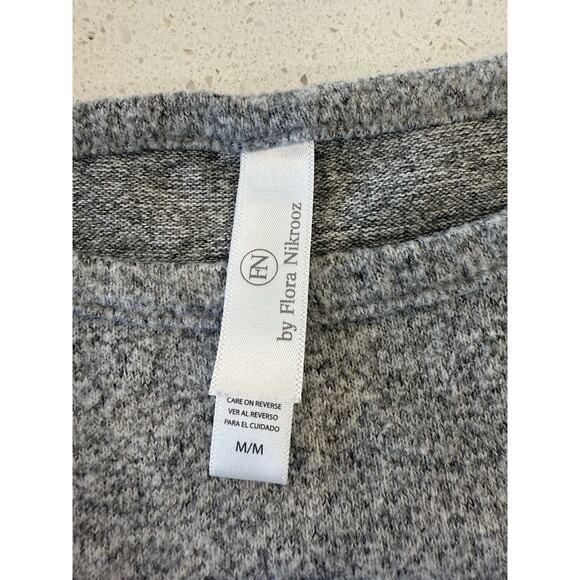 Flora Nikrooz Women's Pajama Set Loungewear Sleepwear Gray Embroidered‎ Lace M - Picture 9 of 9